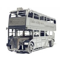 3D kovové puzzle - Turistický Londýnský autobus
