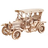 Vintage 3D dřevěné puzzle - Vintage auto