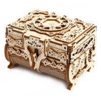 Vintage 3D dřevěné puzzle - Šperkovnice