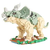 Dinosauří stavebnice - Žluto zelený