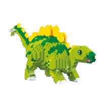 Dinosauří stavebnice - Zeleno žlutý