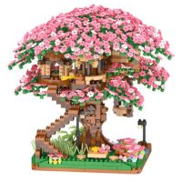 Sakura TreeHouse stavebnice - Růžové květy