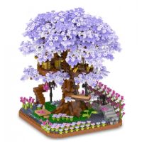 Sakura TreeHouse stavebnice - Fialové květy