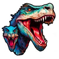 Dřevěné puzzle - Dinosaurus 04, A3