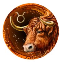 Kulaté dřevěné puzzle - Znamení zvěrokruhu, býk A3