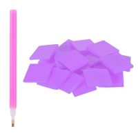 Bloky lepidla na diamantové malování + pero - 10 kusů, 2 x 2