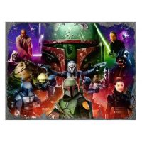 Ravensburger puzzle Star Wars - Boba and bounty hunter, 1500 dílků