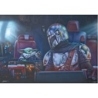 Schmidt puzzle Thomas Kinkade - The Mandalorian, two for the Road, 1000 dílků