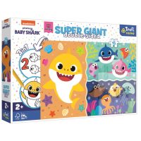 Trefl pohádkové puzzle - Baby shark, 15 dílků