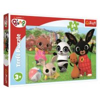 Trefl pohádkové puzzle - Bing maxi, 24 dílků