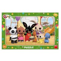Dino pohádkové puzzle - Bing in the school, 15 dílků