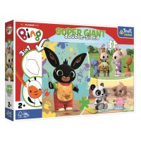 Trefl pohádkové puzzle - Bing's Happy Day, 15 dílků