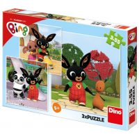 Dino pohádkové puzzle - Bing and friends, 165 dílků