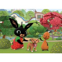 Dino pohádkové puzzle - Bing with dog maxi, 24 dílků
