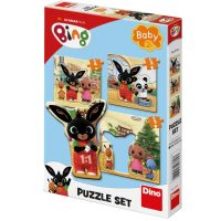 Dino pohádkové puzzle - Baby collection, Bing a Friends, 12 dílků
