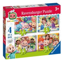 Ravensburger pohádkové puzzle - Cocomelon 4v1, 72 dílků