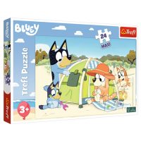 Trefl pohádkové puzzle - Bluey's Great Day, 24 dílků