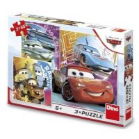 Dino pohádkové puzzle - Cars friends, 165 dílků