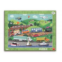 Dino pohádkové puzzle - Vehicles, 40 dílků