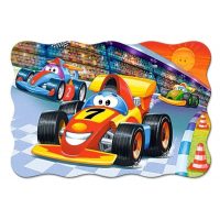 Castorland pohádkové puzzle - Racing Action, 20 dílků