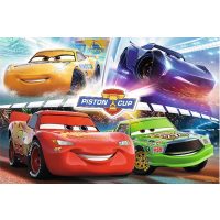 Trefl pohádkové puzzle - Cars, Winning the Race, 160 dílků