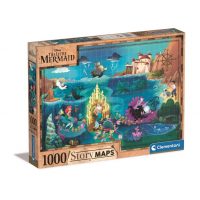 Clementoni pohádkové puzzle - Story maps, Arielle 1000 dílků