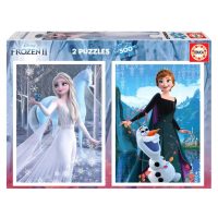 Educa Frozen II puzzle - Dva obrázky, 500 dílků