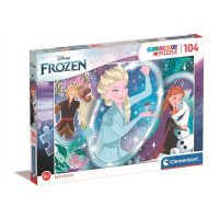 Clementoni Frozen puzzle - Supercolor, 104 dílků