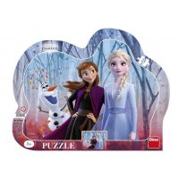 Dino Frozen puzzle - Contours, 25 dílků