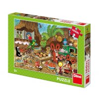 Dino pohádkové puzzle - Krtek do kuchyně XXL, 100 dílků