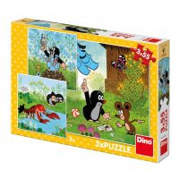 Dino pohádkové puzzle - Krteček a kalhotky, 55 dílků
