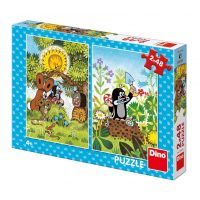 Dino pohádkové puzzle - Krtek, 48 dílků
