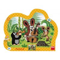Dino pohádkové puzzle - Krtek muzikant, 25 dílků