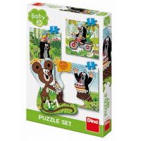 Dino pohádkové puzzle - Krtek na louce, baby kolekce