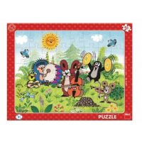 Dino pohádkové puzzle - Krtek a kapela, 40 dílků