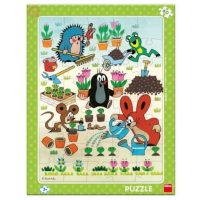 Dino pohádkové puzzle - Krtek zahradníkem, 40 dílků