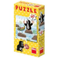 Dino pohádkové puzzle - Krtek a housenka, 60 dílků