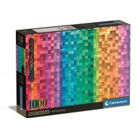 Clementoni puzzle - Colorboom Pixels, 1000 dílků