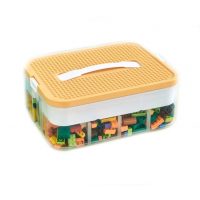 Úložný box na stavebnici - Oranžový