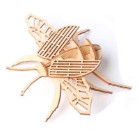 Dřevěné 3D puzzle - Brouk