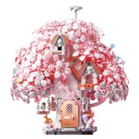 TreeHouse sakura zámek - Cherry Blossom, 1372 dílků