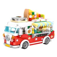 Stavebnice pojízdného občerstvení - Fast food, 491 dílků