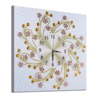 Mechanické diamantové malování - Hodiny 35 x 35, DZ-075