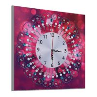 Mechanické diamantové malování - Hodiny 35 x 35, DZ-084