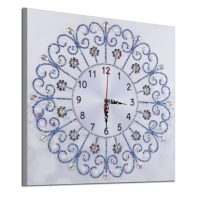 Mechanické diamantové malování - Hodiny 35 x 35, DZ-085