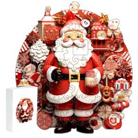 Dřevěné puzzle - Santa Claus, A5