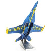 METAL EARTH 3D puzzle - FA-18 Super Hornet, Blue Angels (ICONX)
