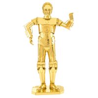 METAL EARTH 3D puzzle - Star Wars: C-3PO, zlatý
