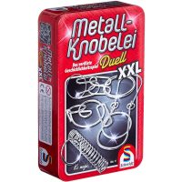 SCHMIDT Sada kovových hlavolamů v plechové krabičce - Duell XXL