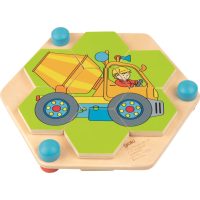 GOKI Puzzle hexagon - Stavební stroje